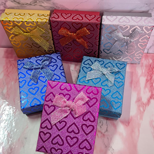 Square Glitter Gift Box