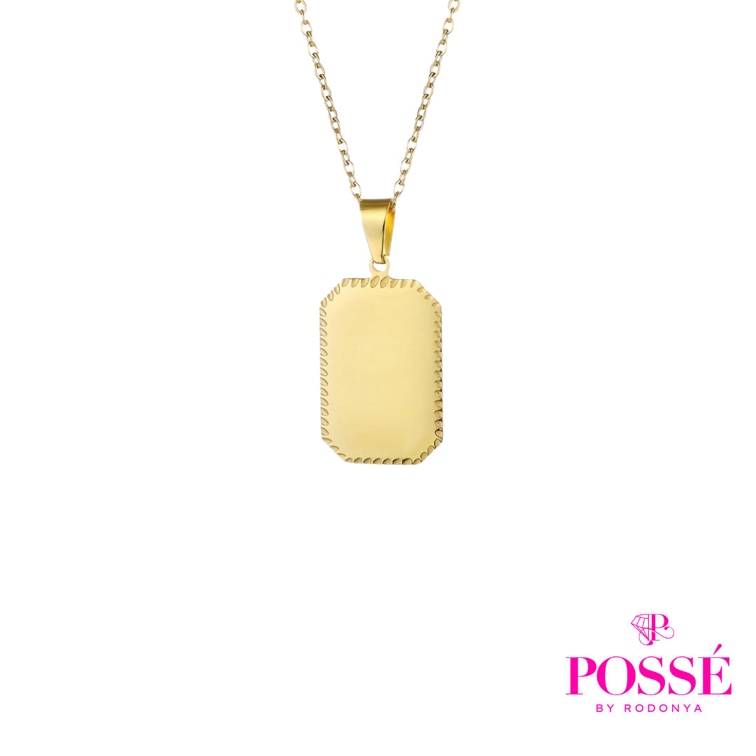 PLAQUE Engraveable Necklace