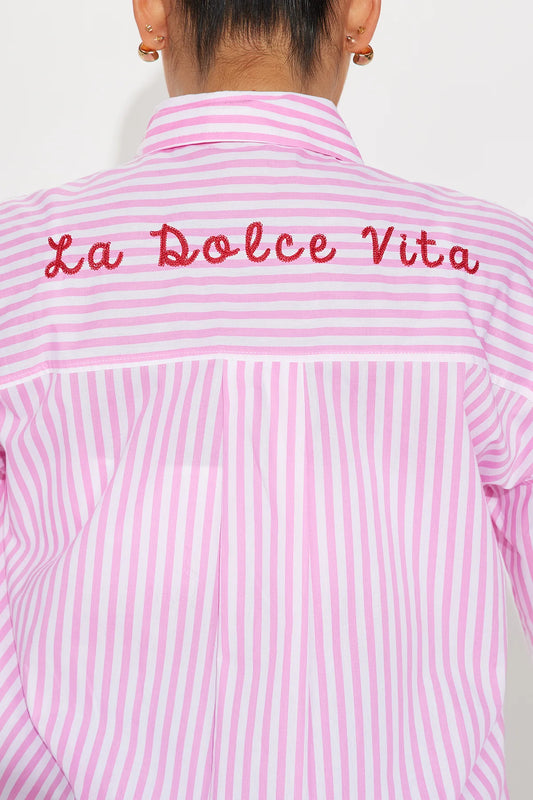 La Dolce Vita Striped Shirt