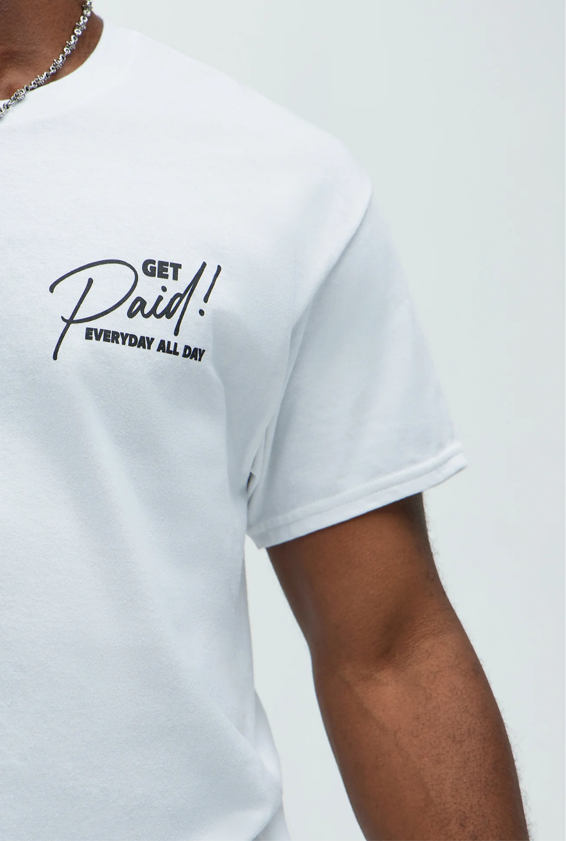 Pay Day Short Sleeve Tee- White