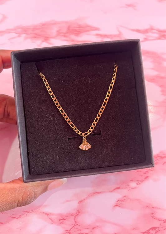Diamond Shells Anklet