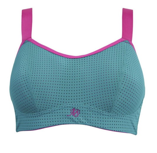 Pour Moi Energy Sports Bra- Green/Pink