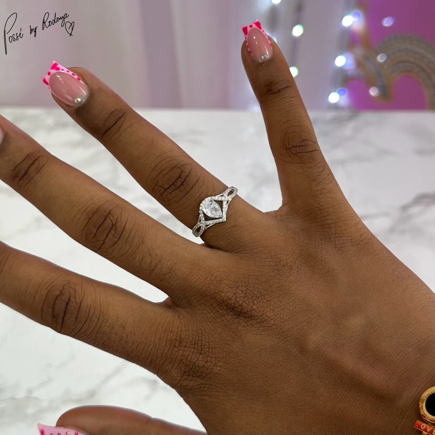 TEARS OF JOY Sterling Silver Ring