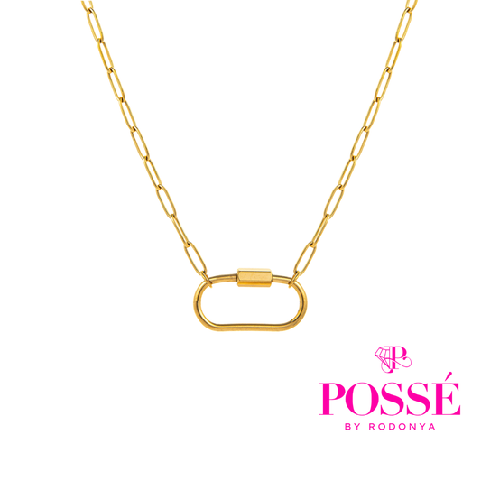 SLENDER Open Pendant Necklace