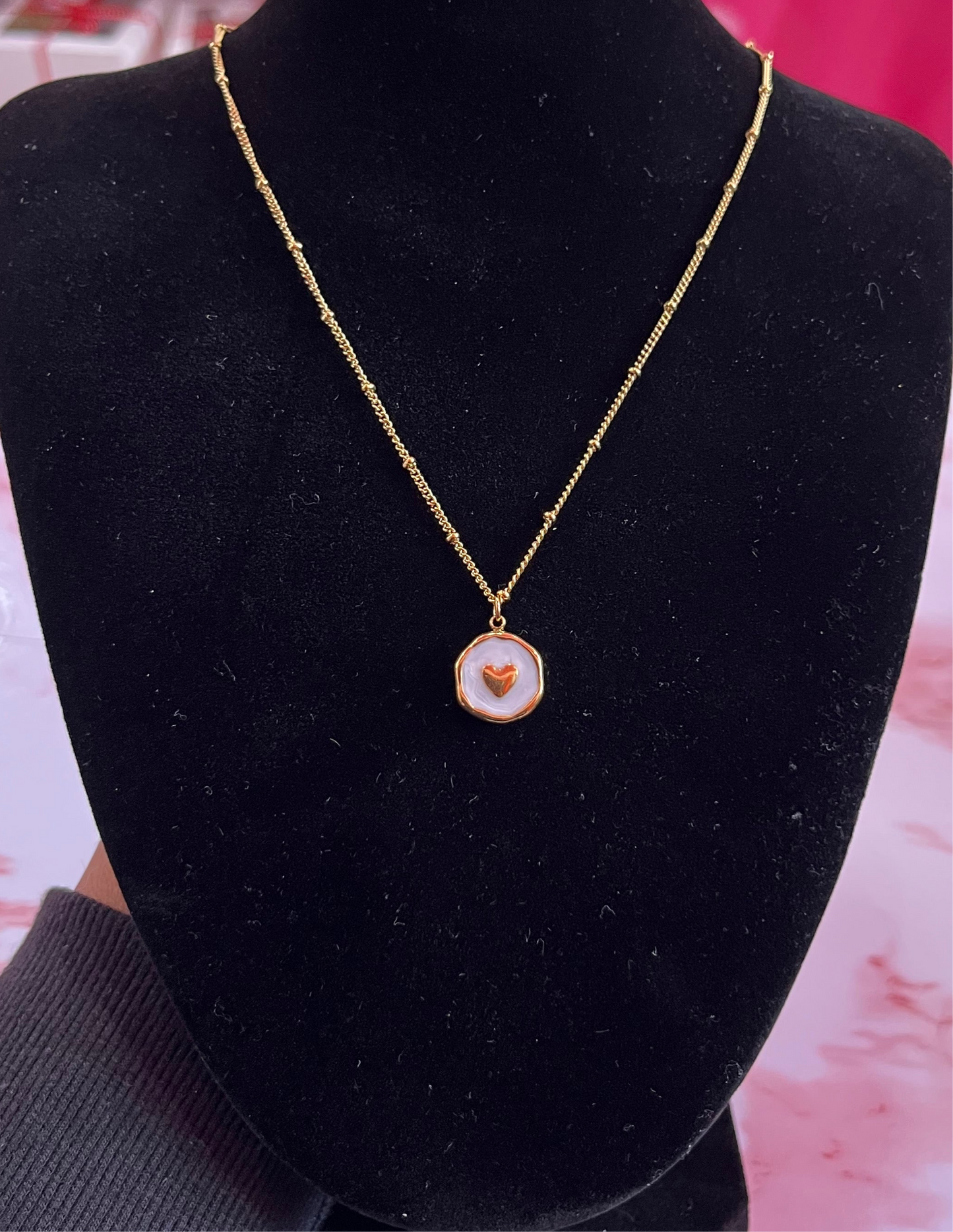 Love Story Necklace- Gold