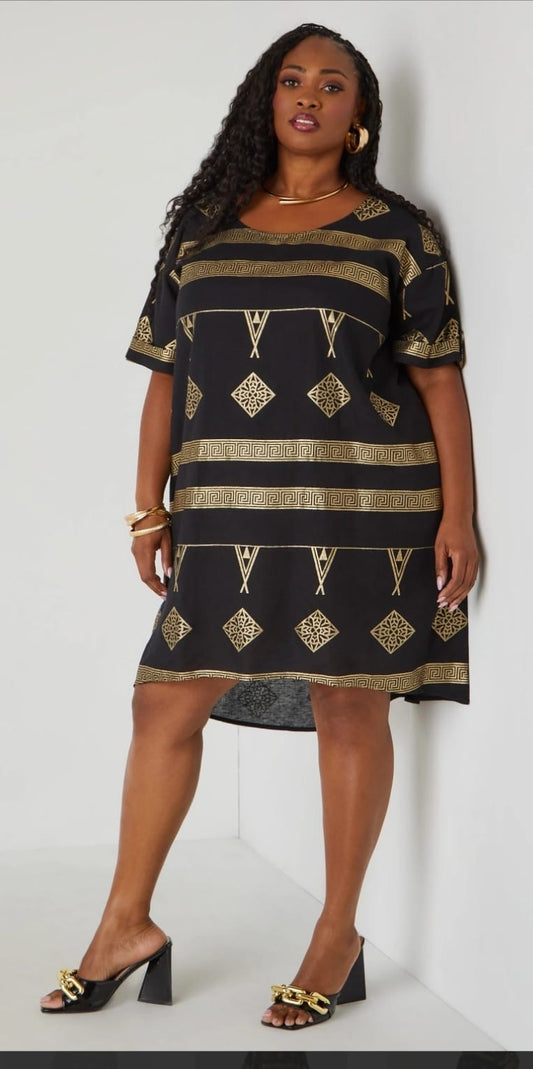Black/Gold Duster
