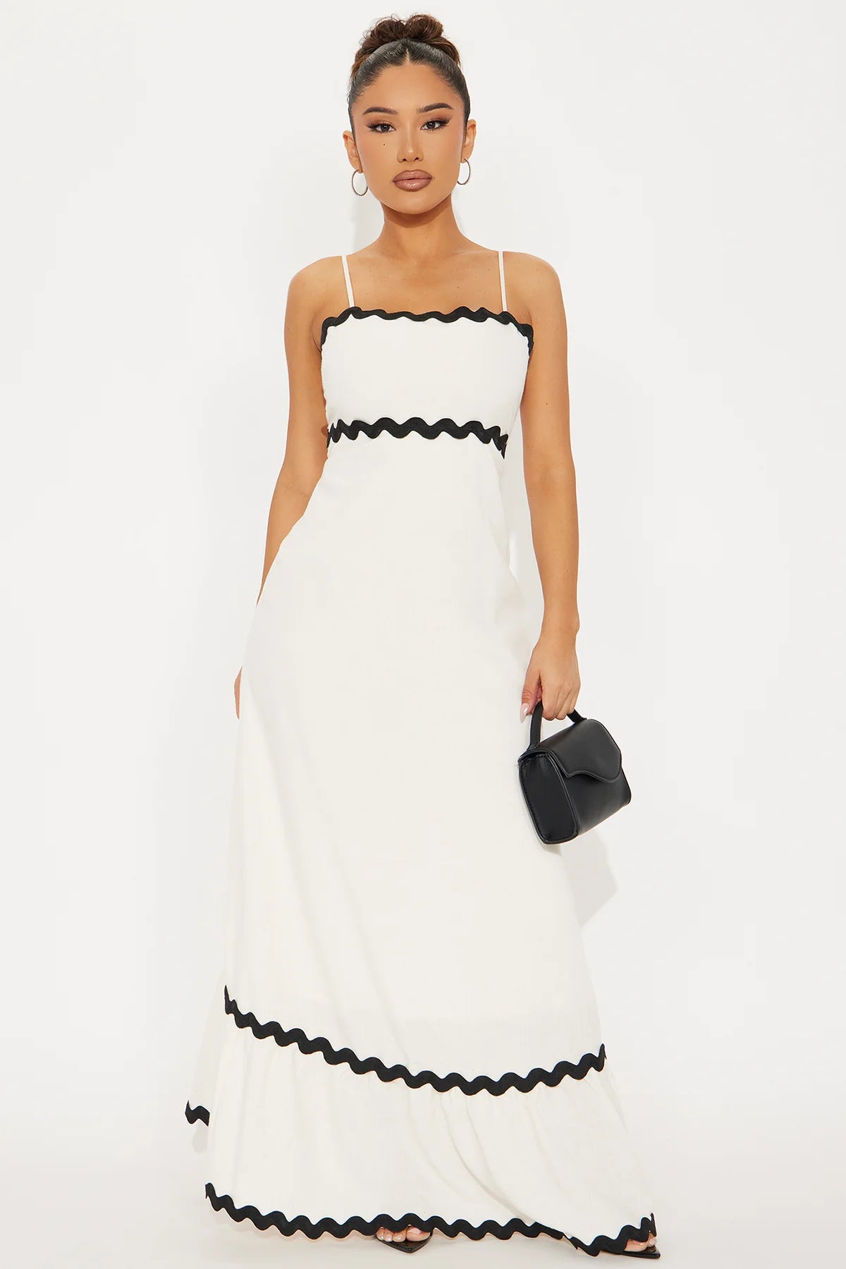 Linen Maxi Dress - Cream
