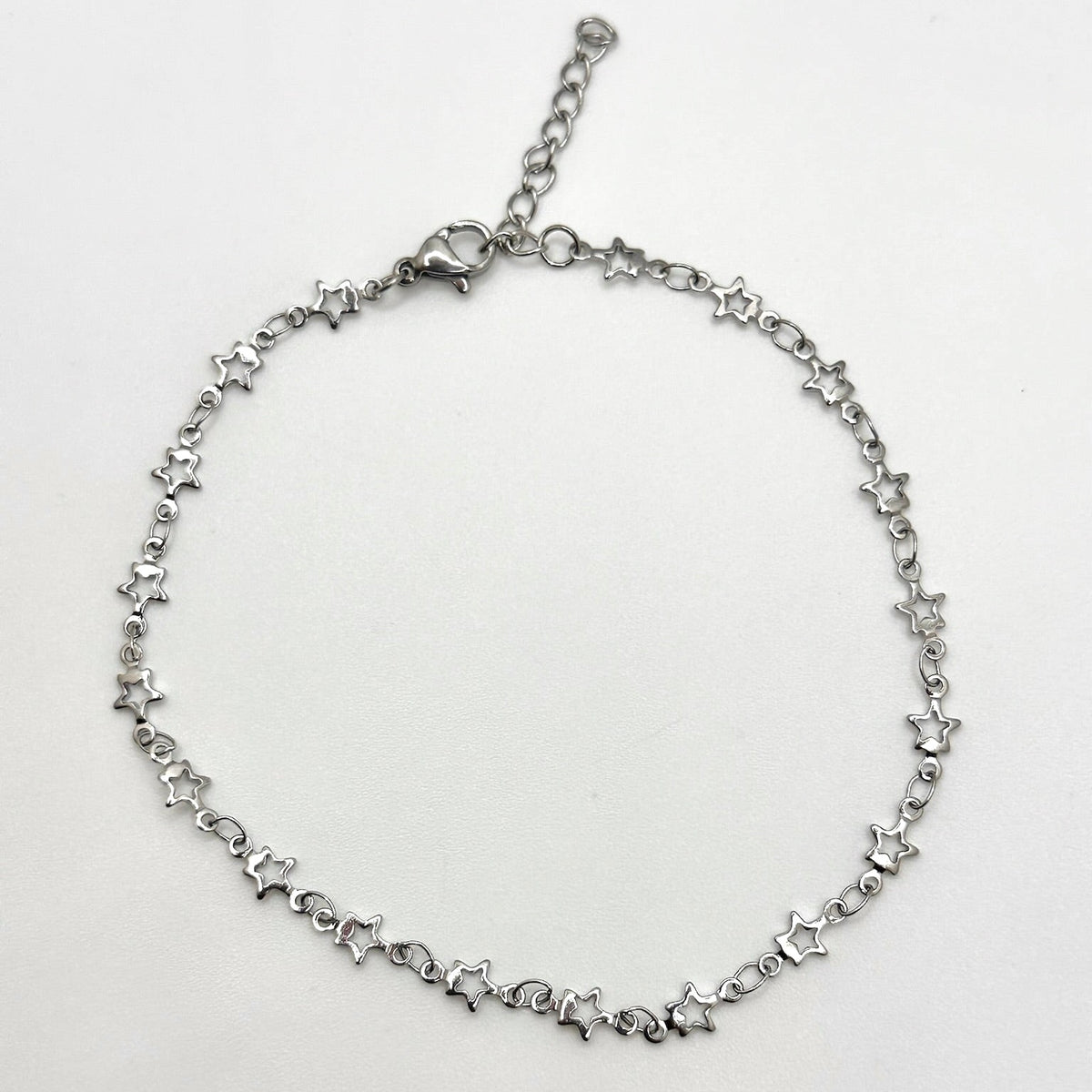 Astra Silver Anklet