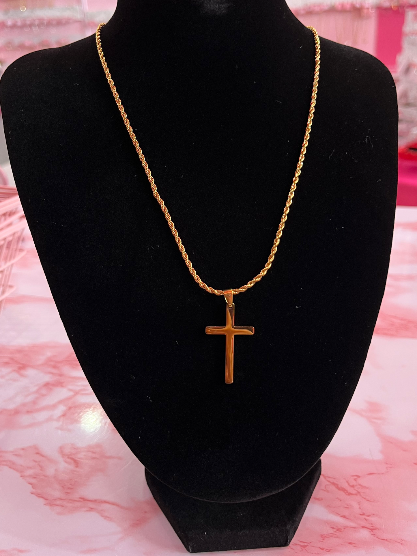 Ash Cross Necklace