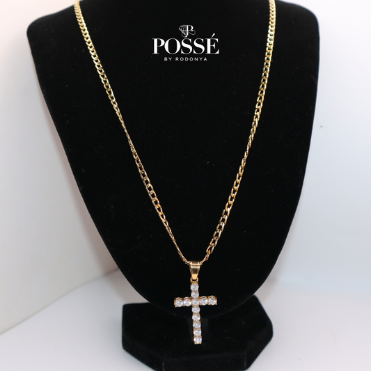 MAJESTY 24” Cross Pendant Necklace