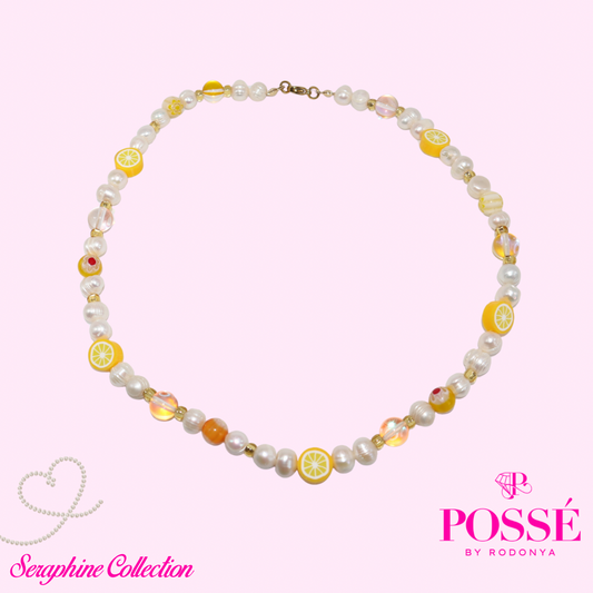 LUSTRE LEMON Premium Handmade Necklace