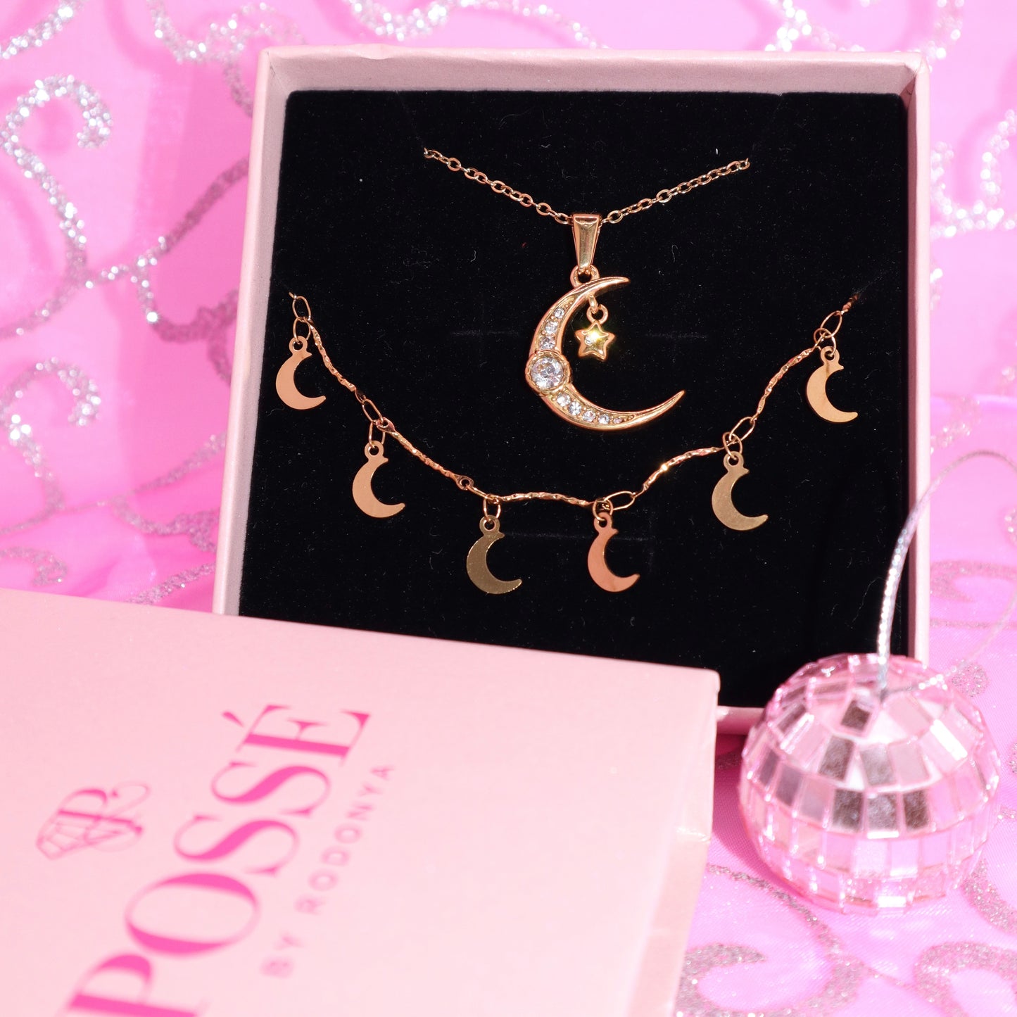 LUCKY LUNA Necklace & Bracelet Set