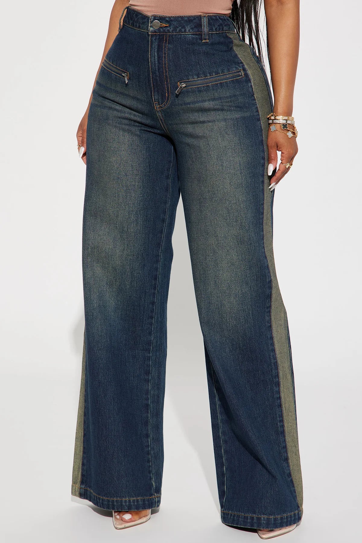 Tinted Straight Leg Jean - Dark Wash