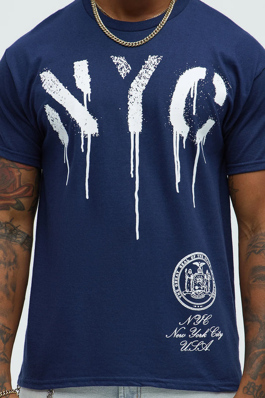 NYC Tee- Navy