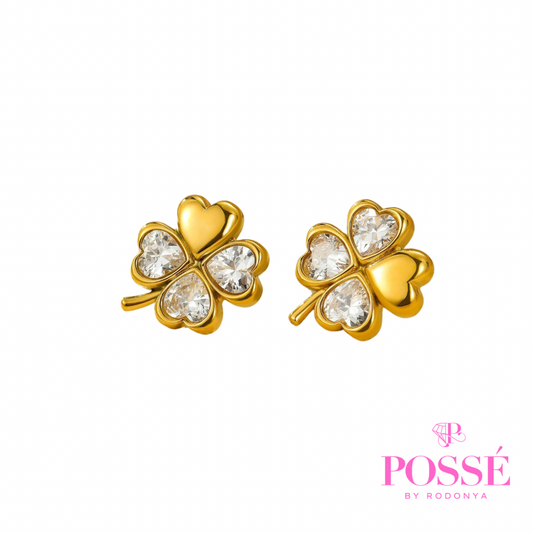 DIAMOND CLOVER Earrings