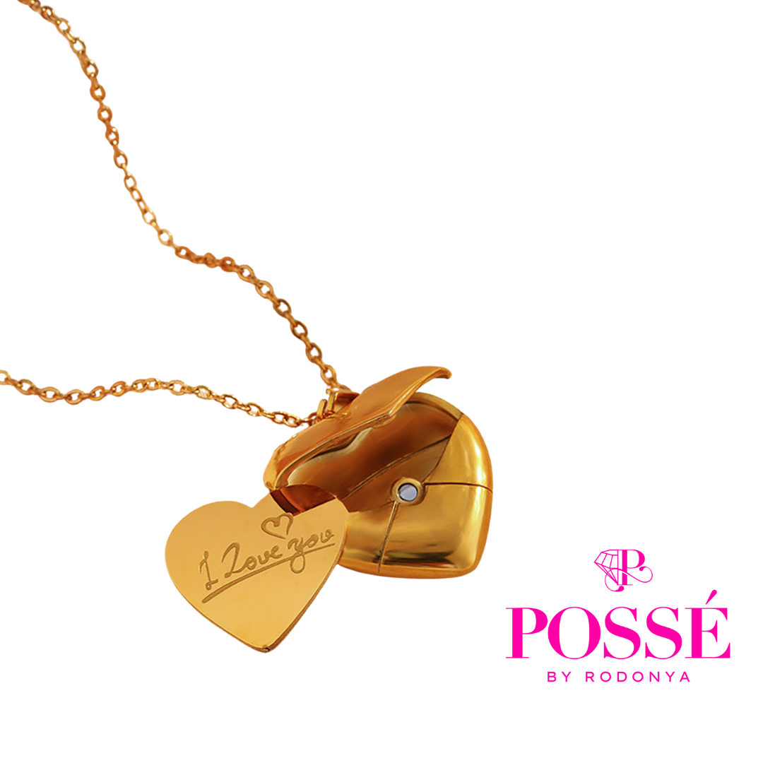 ILY Secret Letter Necklace