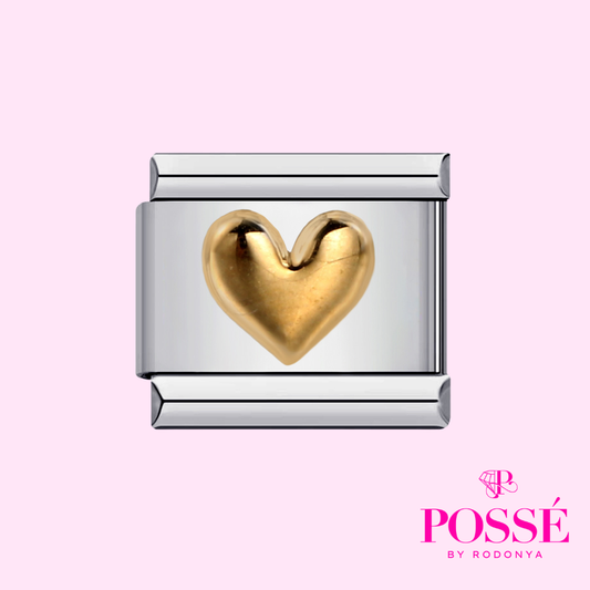 GOLDEN HEART Elixir Charm
