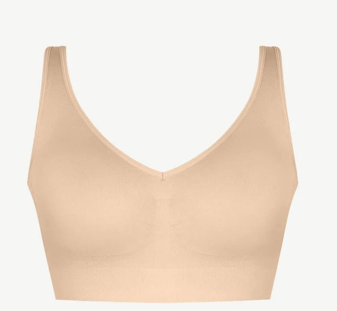 Breast Support Back Fat Bra- Nude