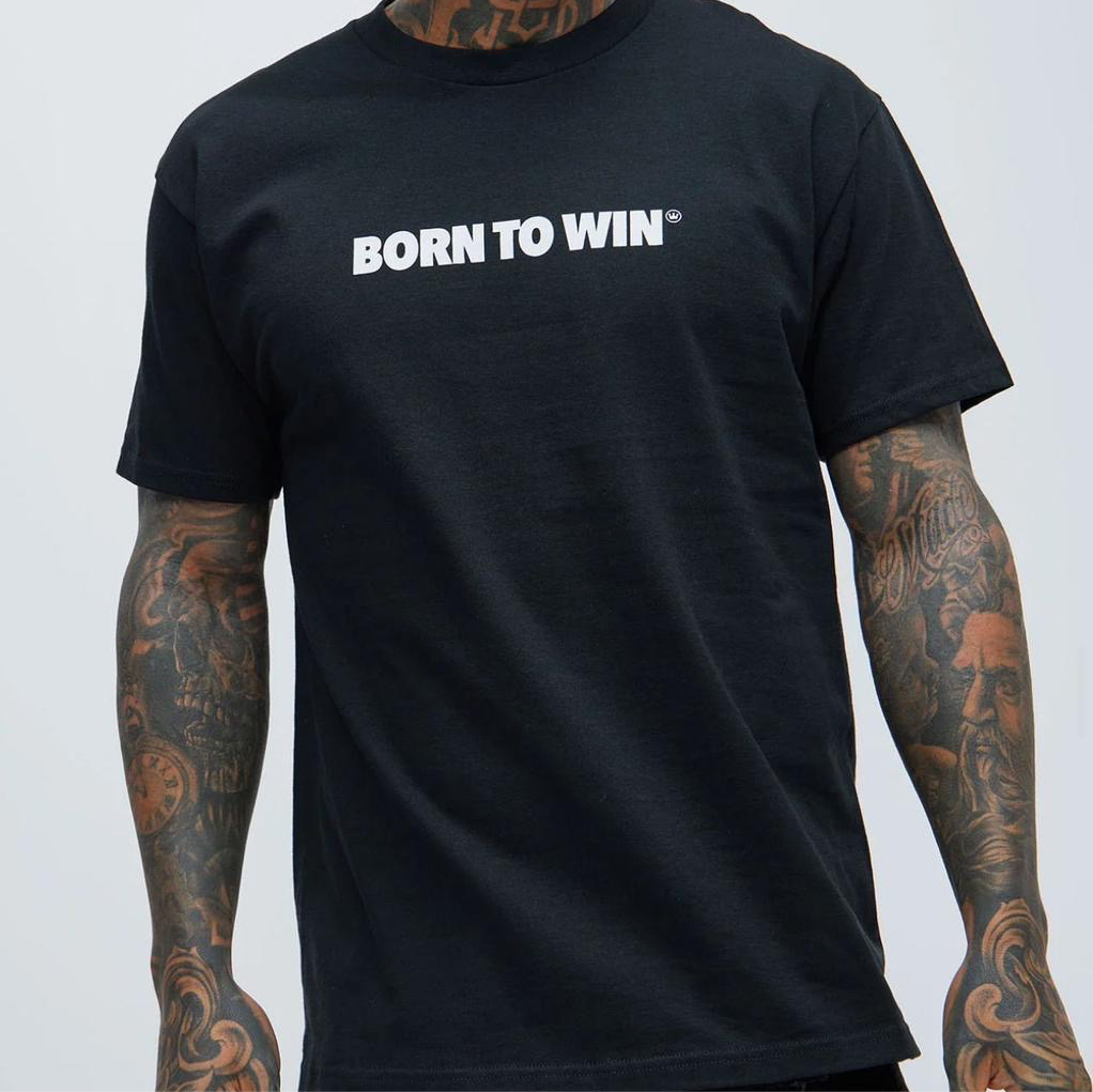Born To Win Tee- Black