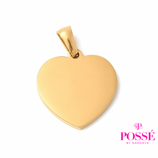 KELLI HEART Engravable Pendant