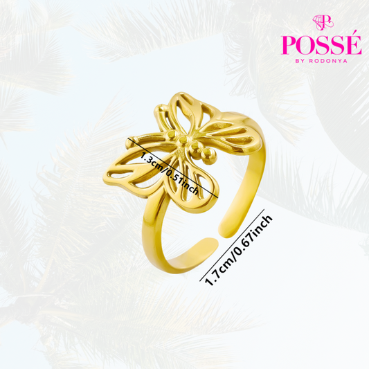 FLUTTER MUSE Cuff Ring