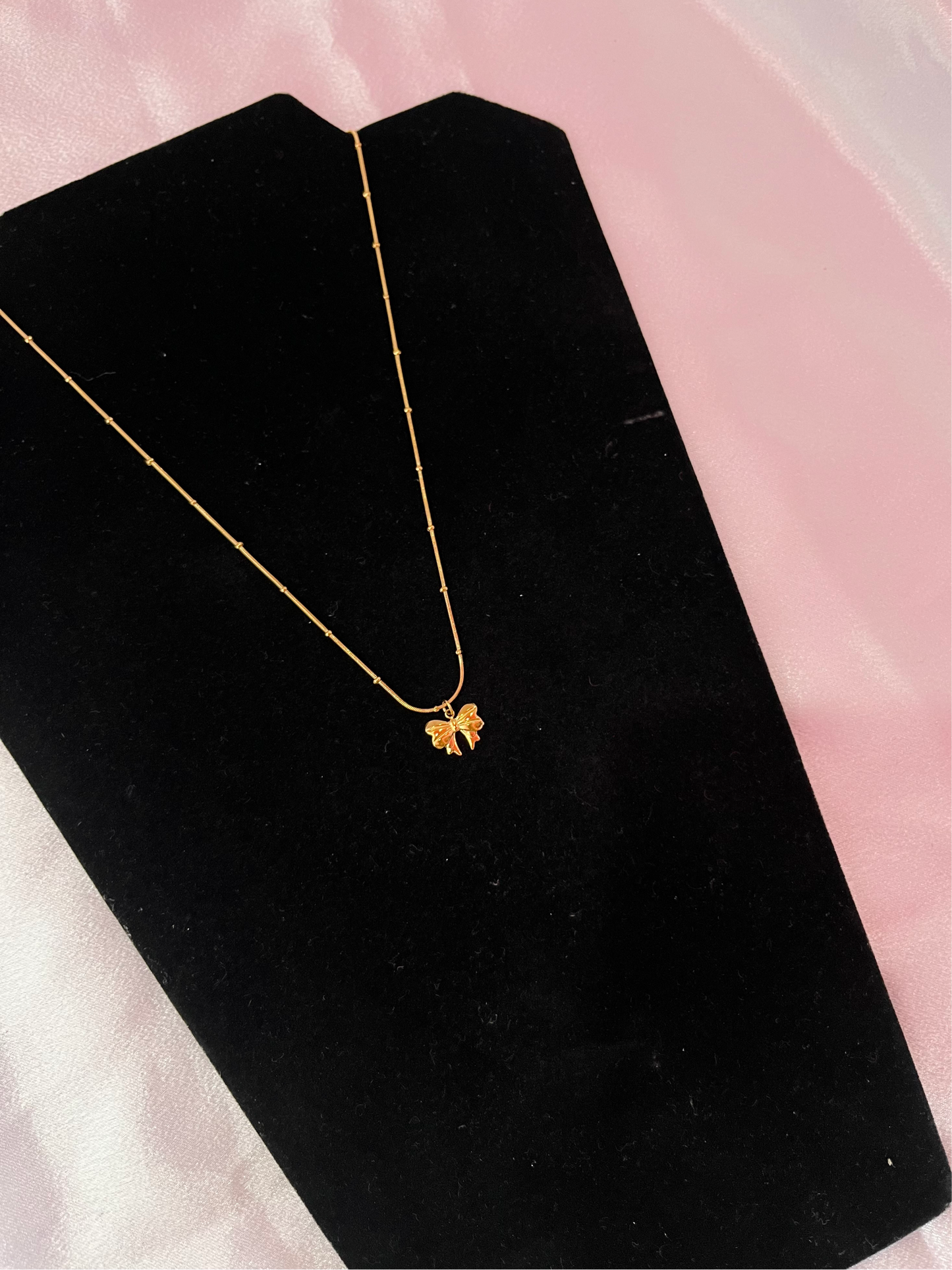 Coquette Bow Necklace