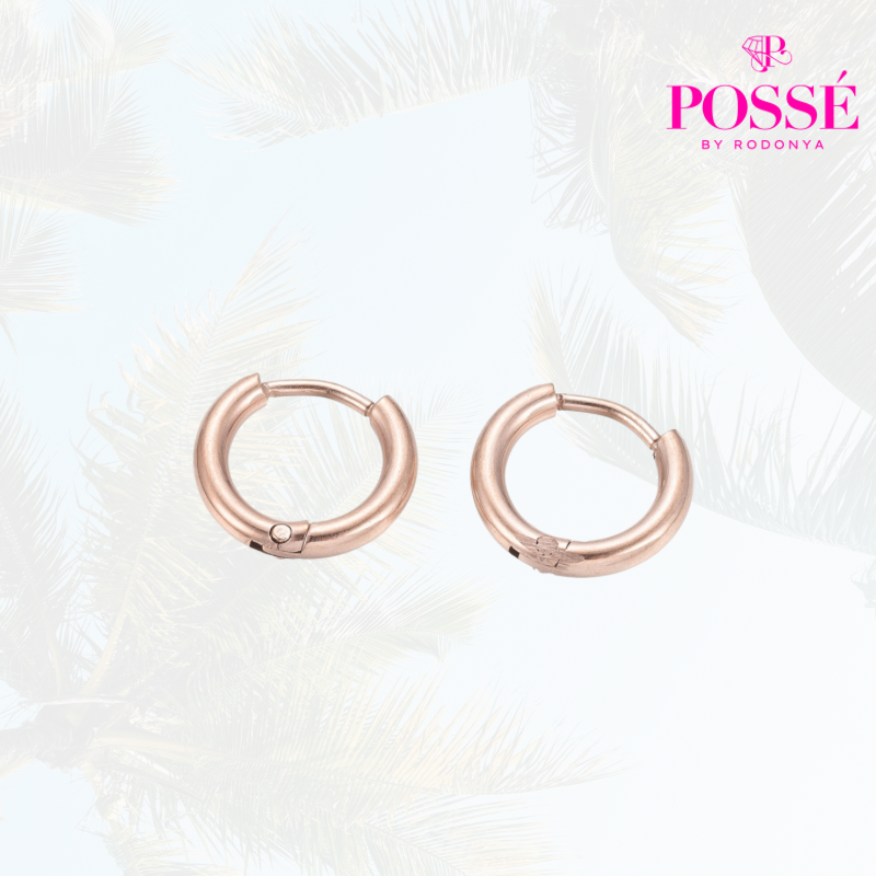NINA Hoops - Rose Gold