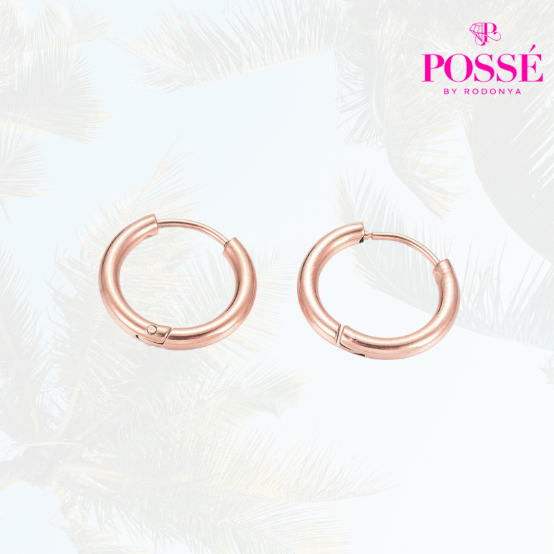 NINA Hoops - Rose Gold