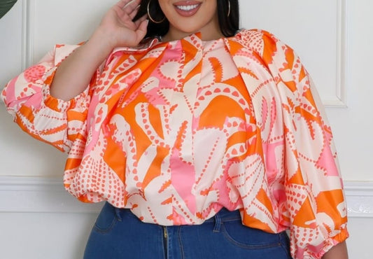 Cropped Bubble Top