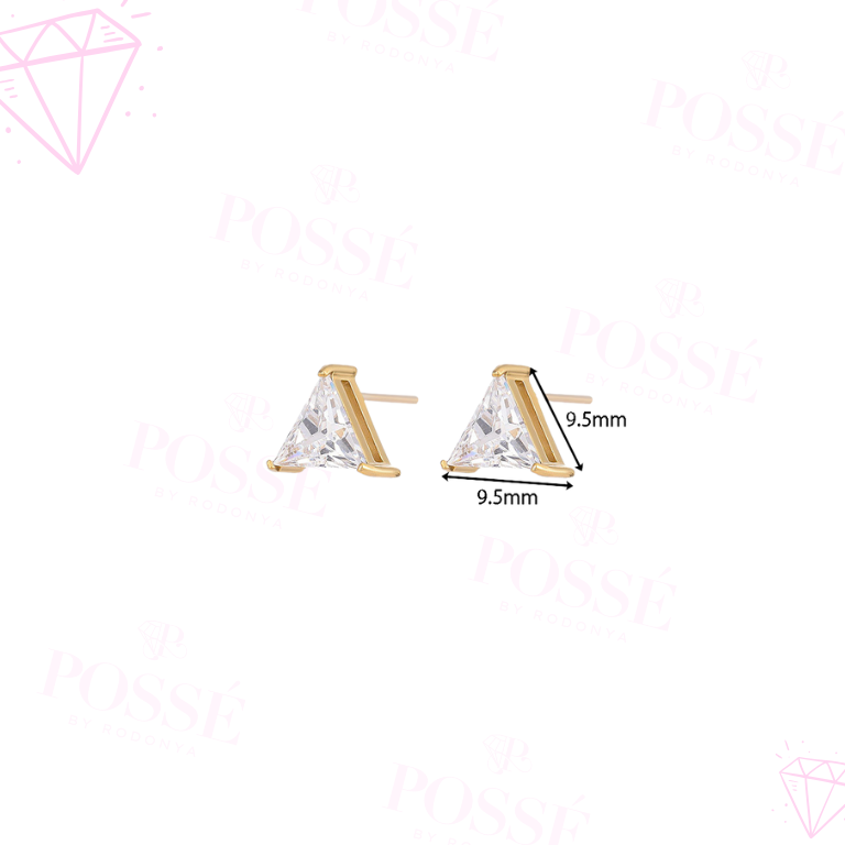 AVA Triangle Studs