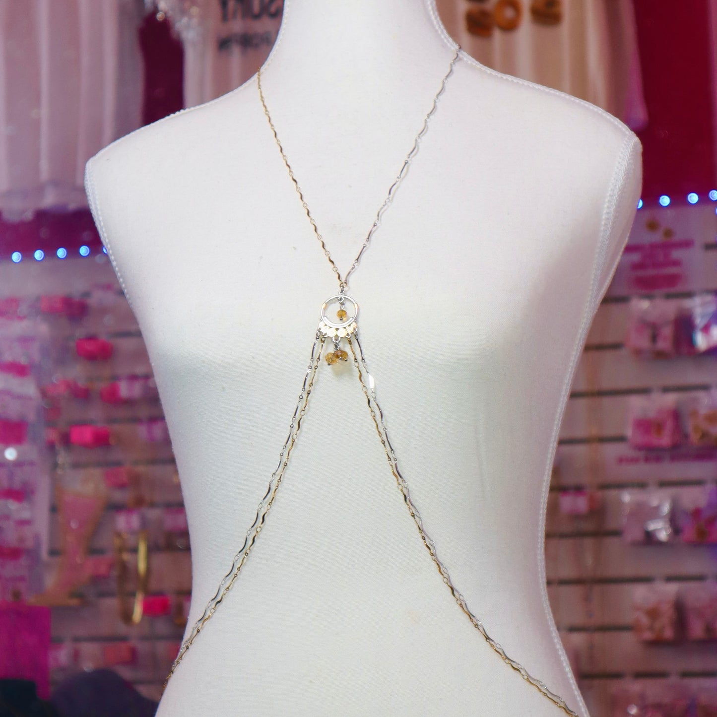 JERI LUX Mixed Metal Body Chain