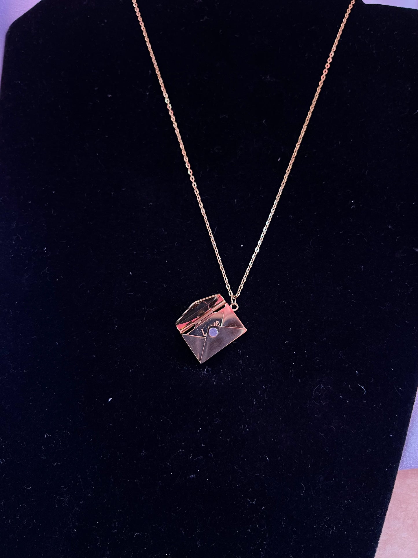 Love Note Locket Necklace