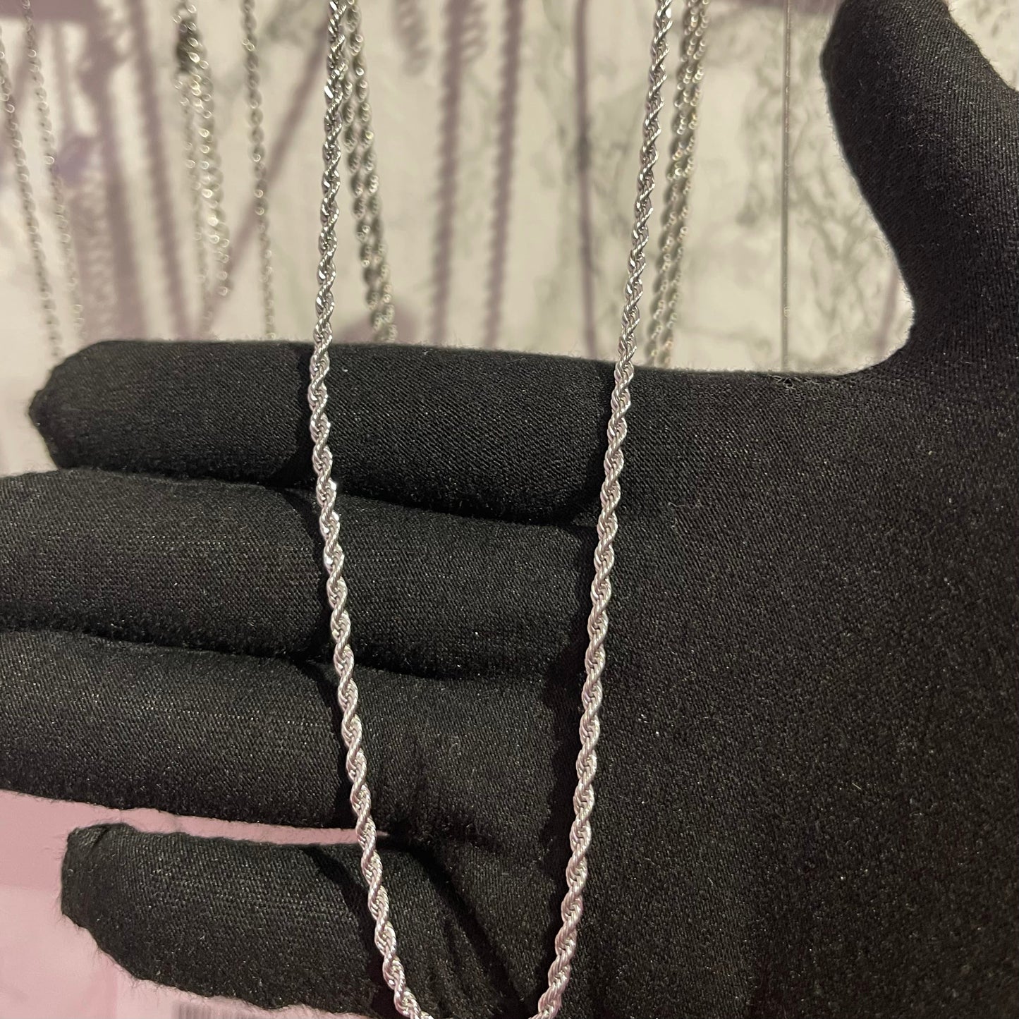 Intertwined Rope Chain - Silver