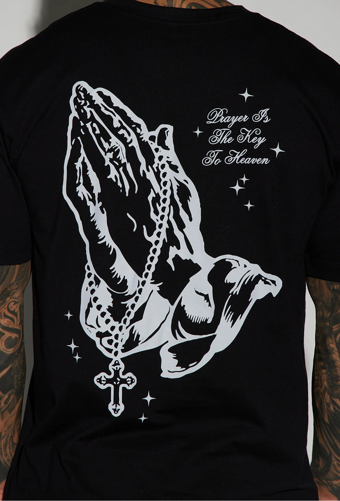 Blessed With Faith Tee- Black