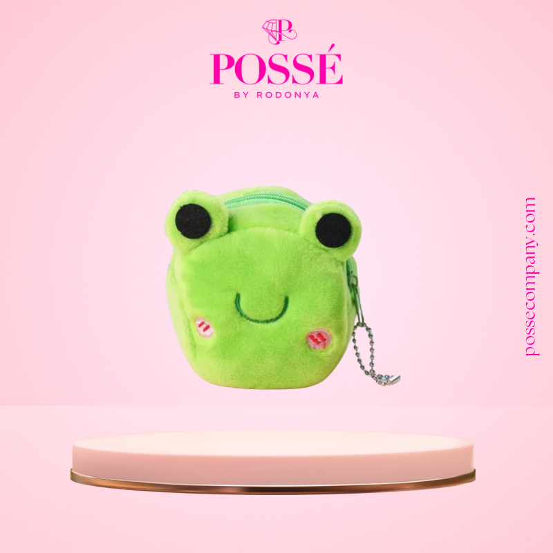 Feelin Froggy Fuzzy Coin Purse