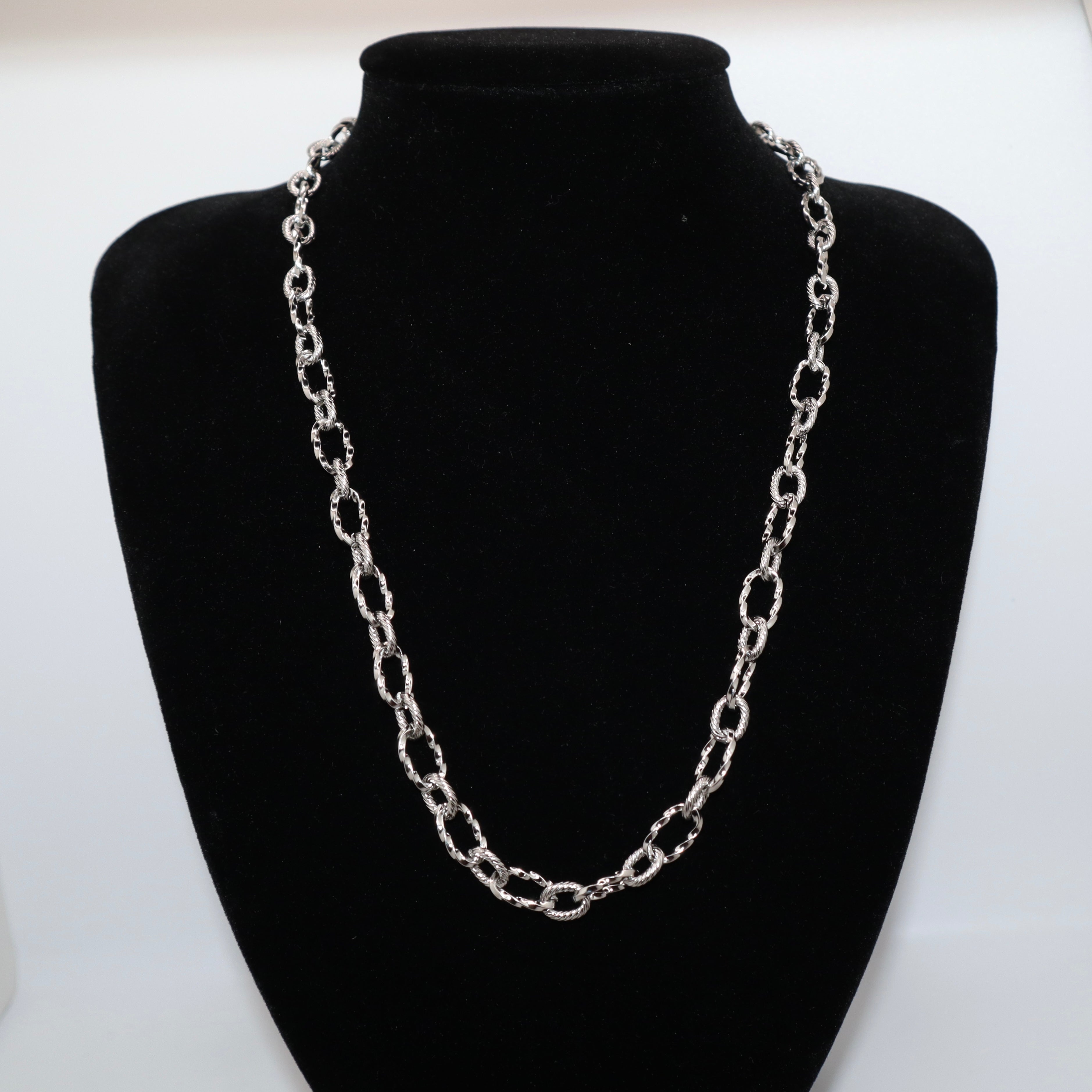 TWISTED Necklace Base Chain - Silver – Possé by Rodonya