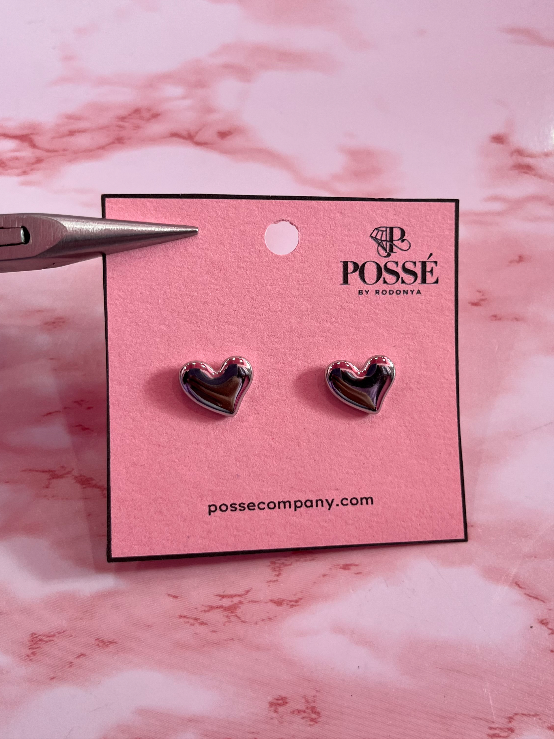 Bella Heart Studs