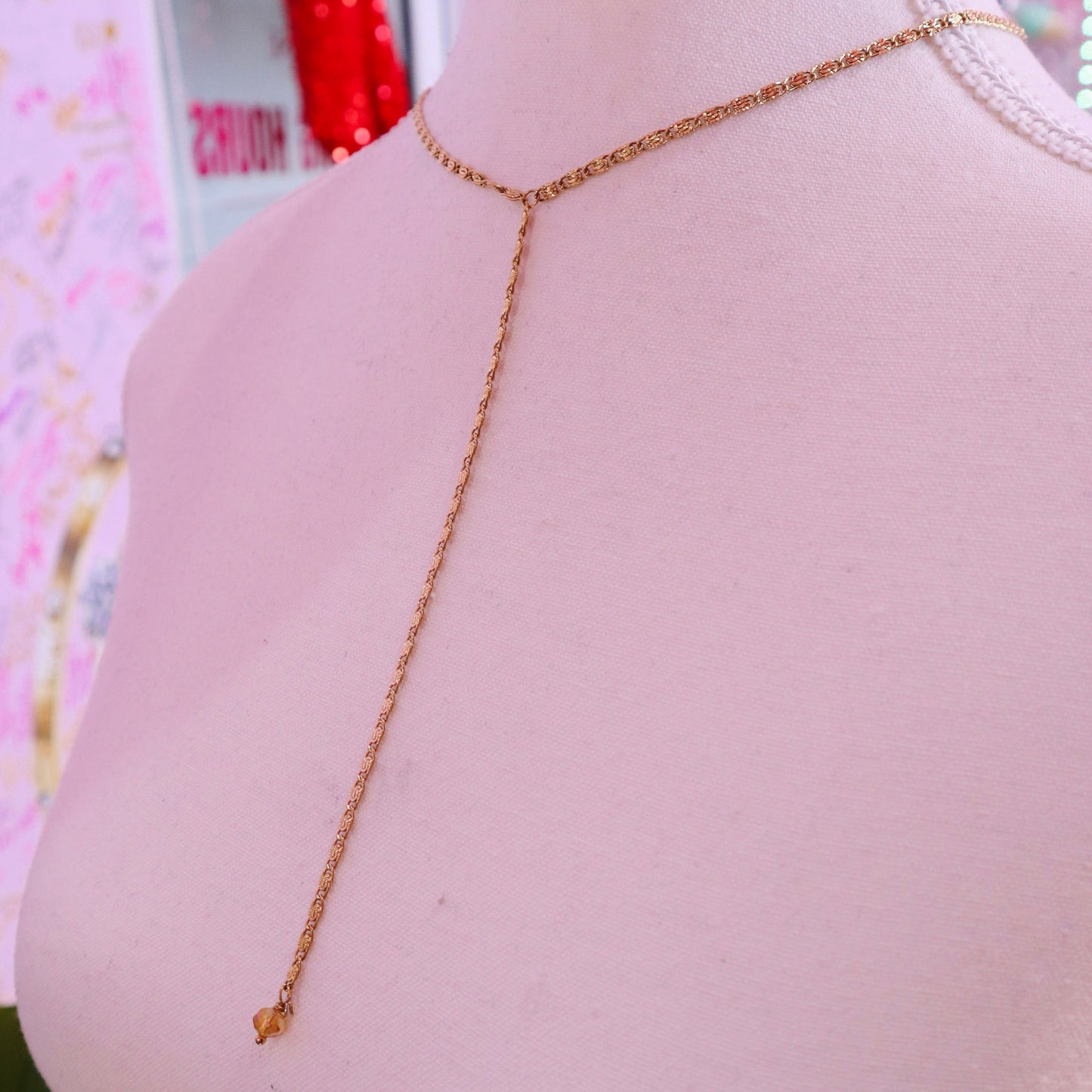 LUMA LINK Lariat Necklace
