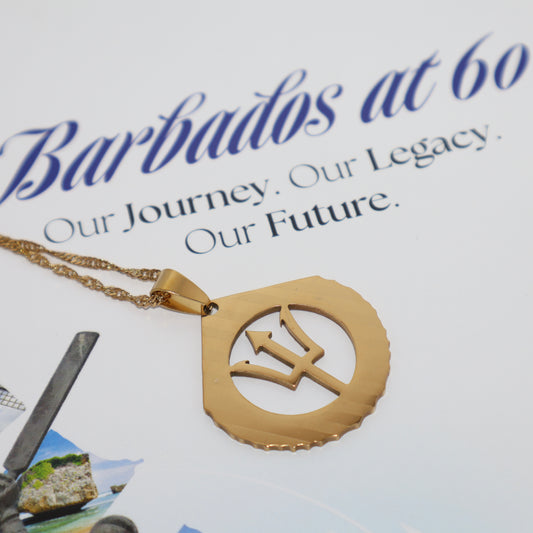 TRULY BAJE Trident Pendant Necklace