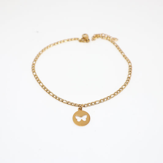 Casey Butterfly Anklet