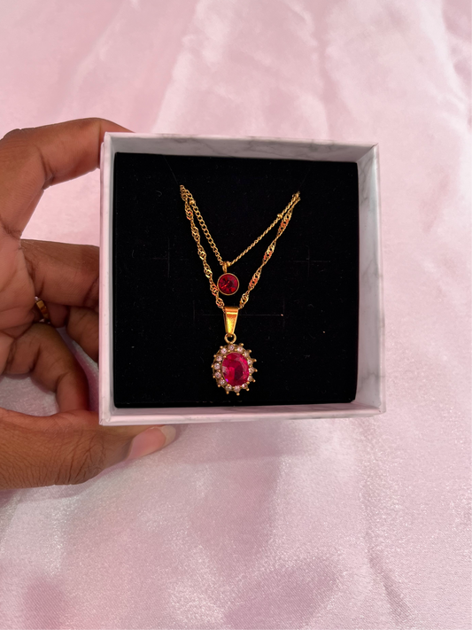 Birthstone Layered Set