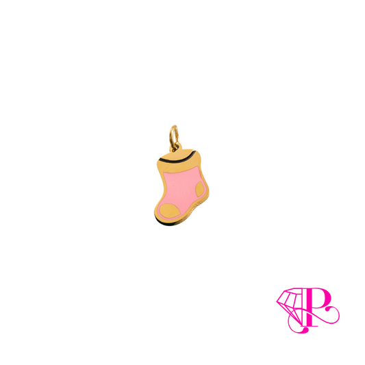 PINK STOCKING CHARM