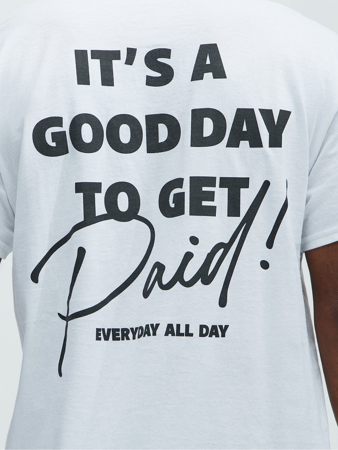 Pay Day Short Sleeve Tee- White