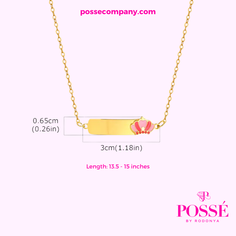 CROWNED Kid’s Necklace