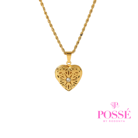 Captured Love Locket Necklace