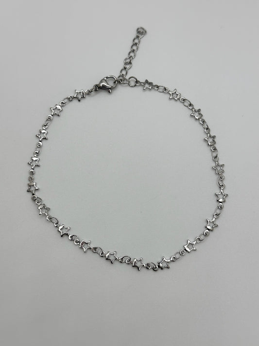 Astra Silver Anklet