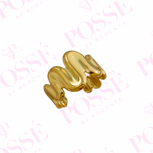 Waves Adjustable Ring