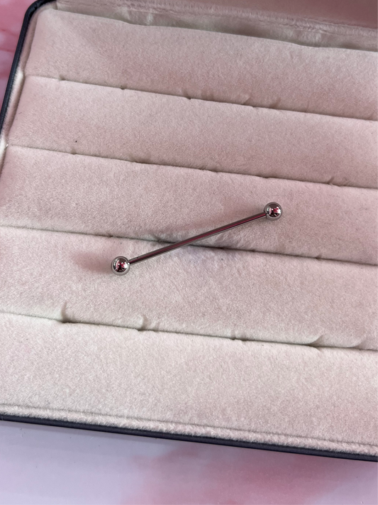 Basic Industrial Piercing- Silver