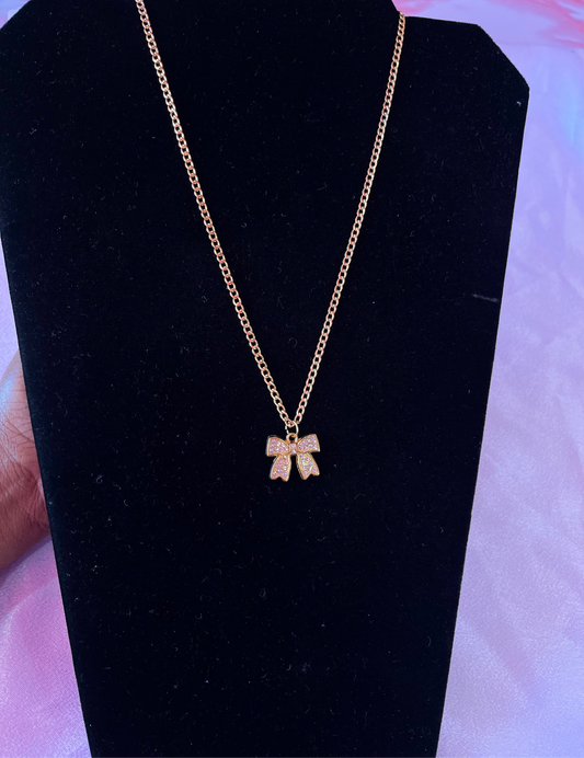 Minnie Bow Necklace