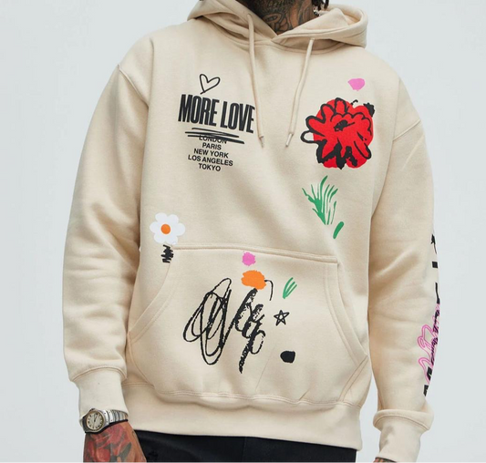 More Love Hoodie - Cream